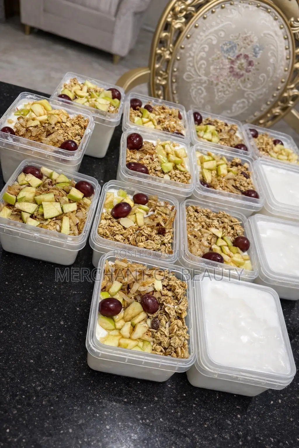 Fresh Parfait, Greek Yoghurt & Small Chops | Delivery Available