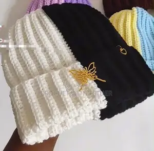 CROCHET WITH ESTHER-Handmade Crochet Bucket Hat - Unisex / Trendy