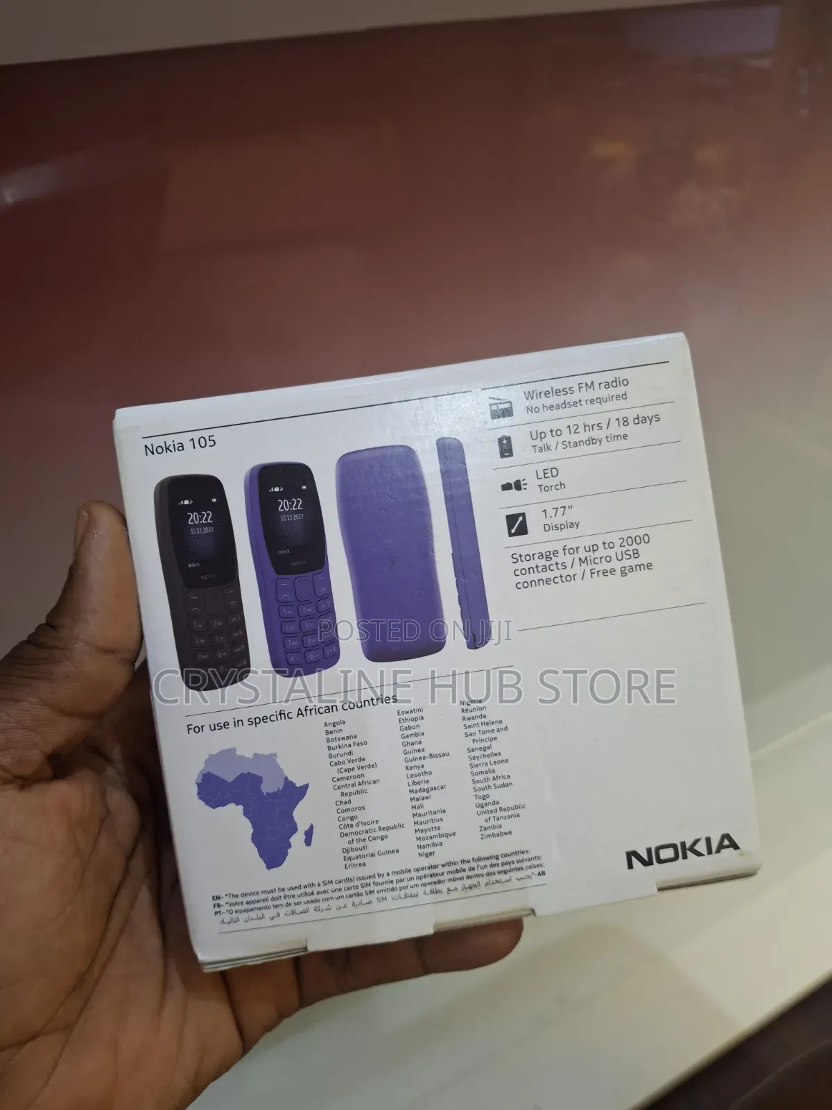 New Nokia 105 4G Black