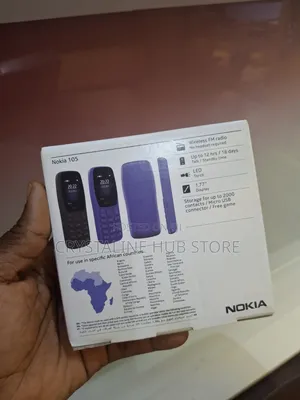 New Nokia 105 4G Black