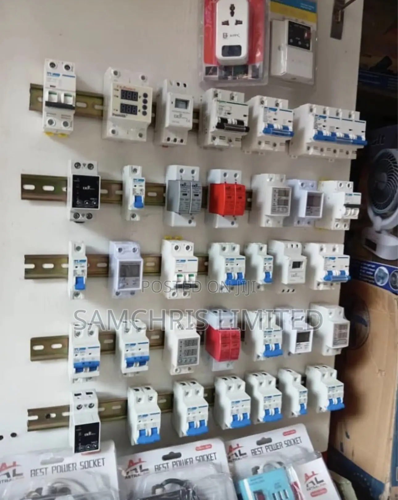 Breakers and Fire Extinguisher