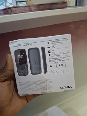 New Nokia 106 Black