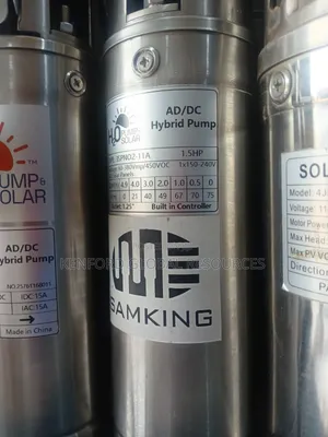 1.5hp Hybrid Solar Submersible Solar Pump Machine Complete With Pannel
