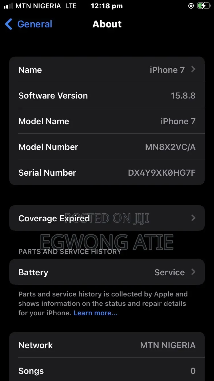 Apple iPhone 7 32 GB Black