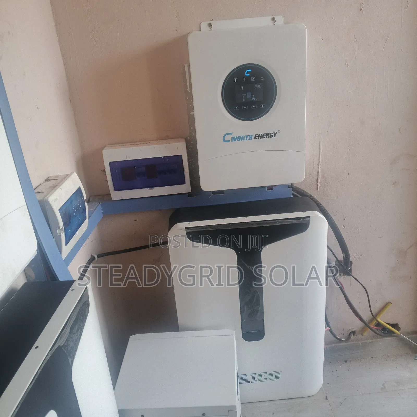 Extra Energetic 20kva/48v/45kwh Solar Powered Inverter Setup