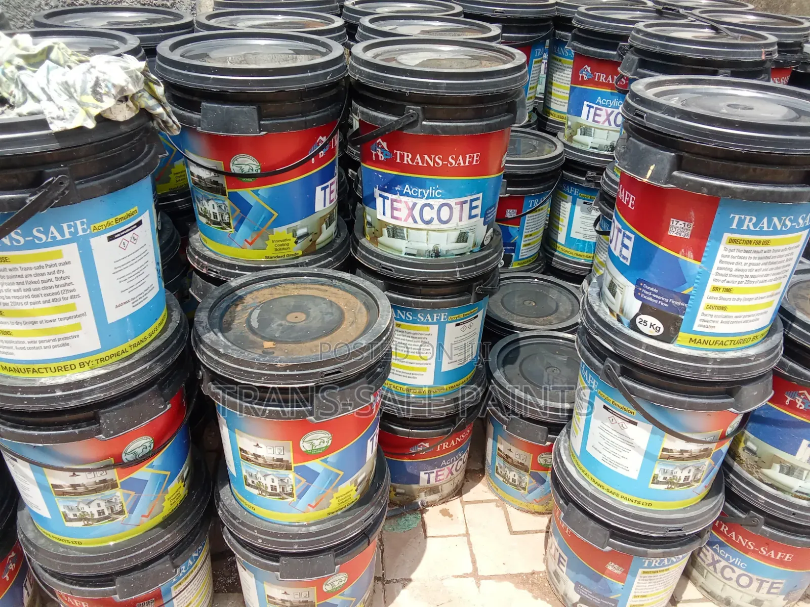 Trans-Safe High Quality TEXCOTE PAINT