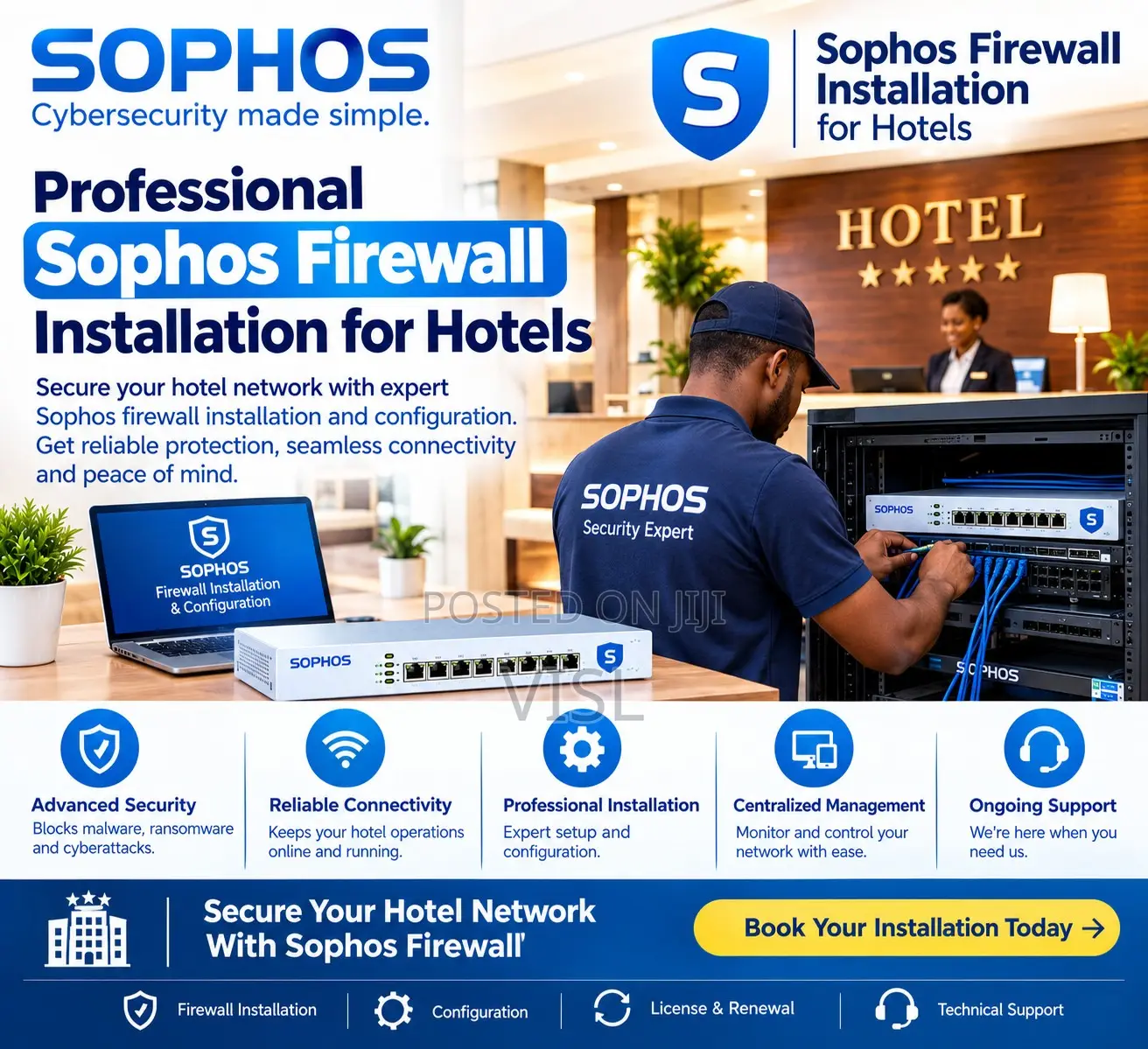 Sophos Firewall Installation for Hotels