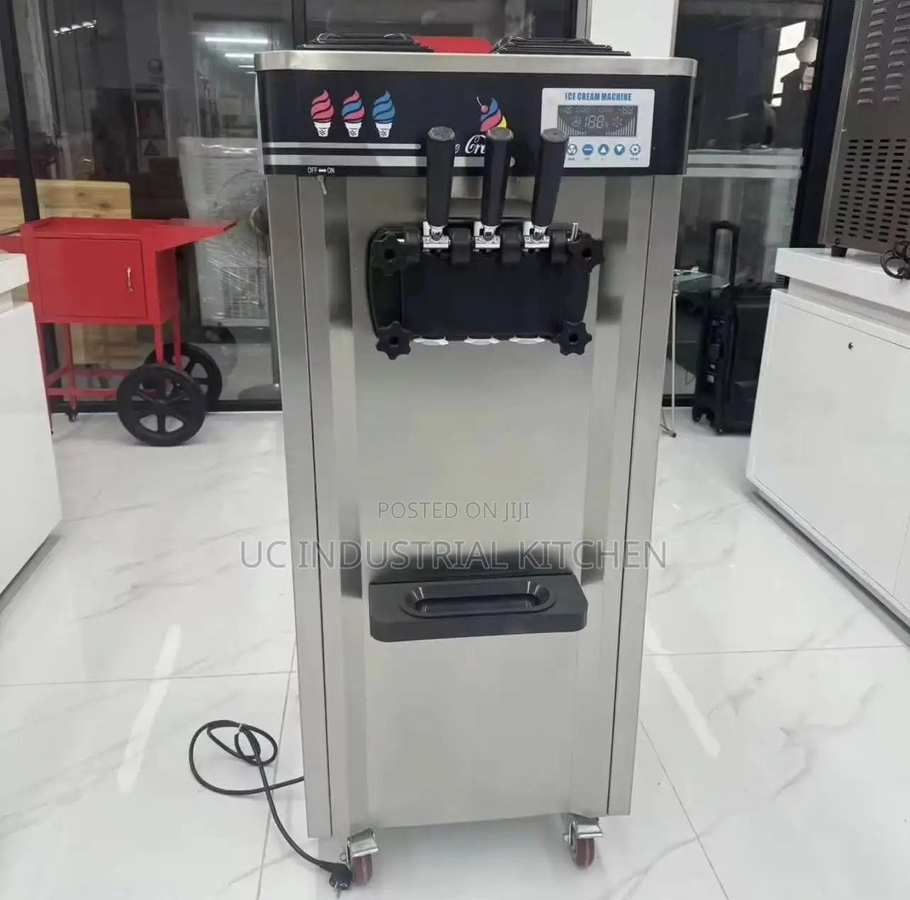Standing Ice Cream Machine