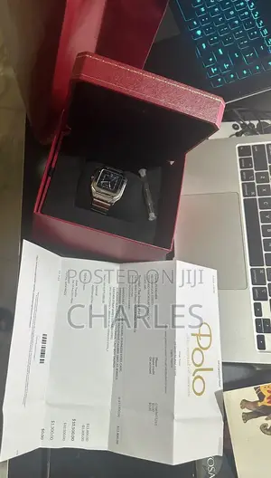 Cartier Santos Large 39.8mm in Steel on Dual Interchangeable Strap