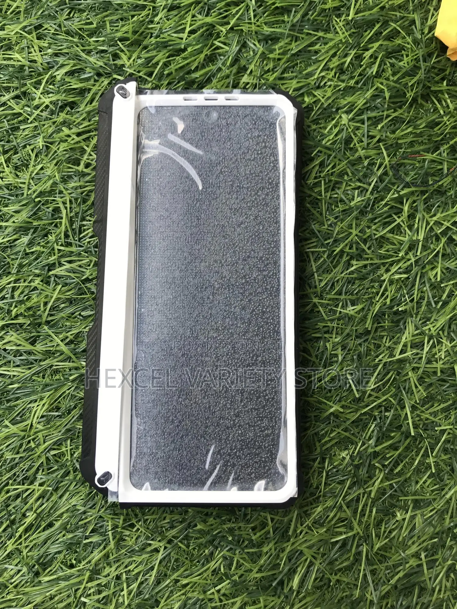 Premium iPhone Pouch With Tempered Glass Screen Protector
