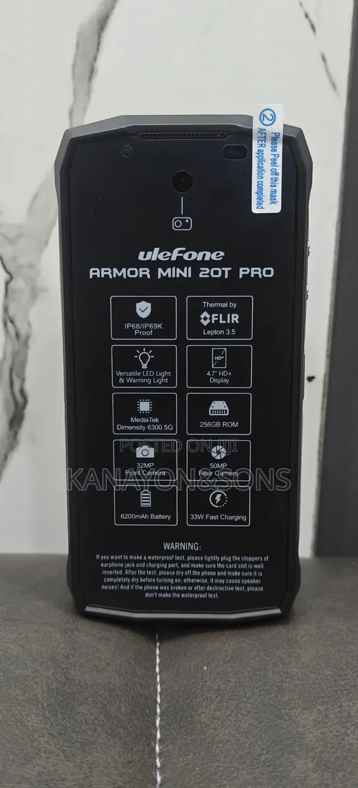 New Ulefone Armor Mini 20T Pro 256 GB Black