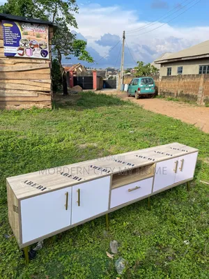 TV Stand With Drawers and Doors by Morderncity Furniture