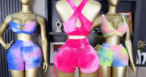 2-Piece Tie-Dye Honeycomb Gym Set