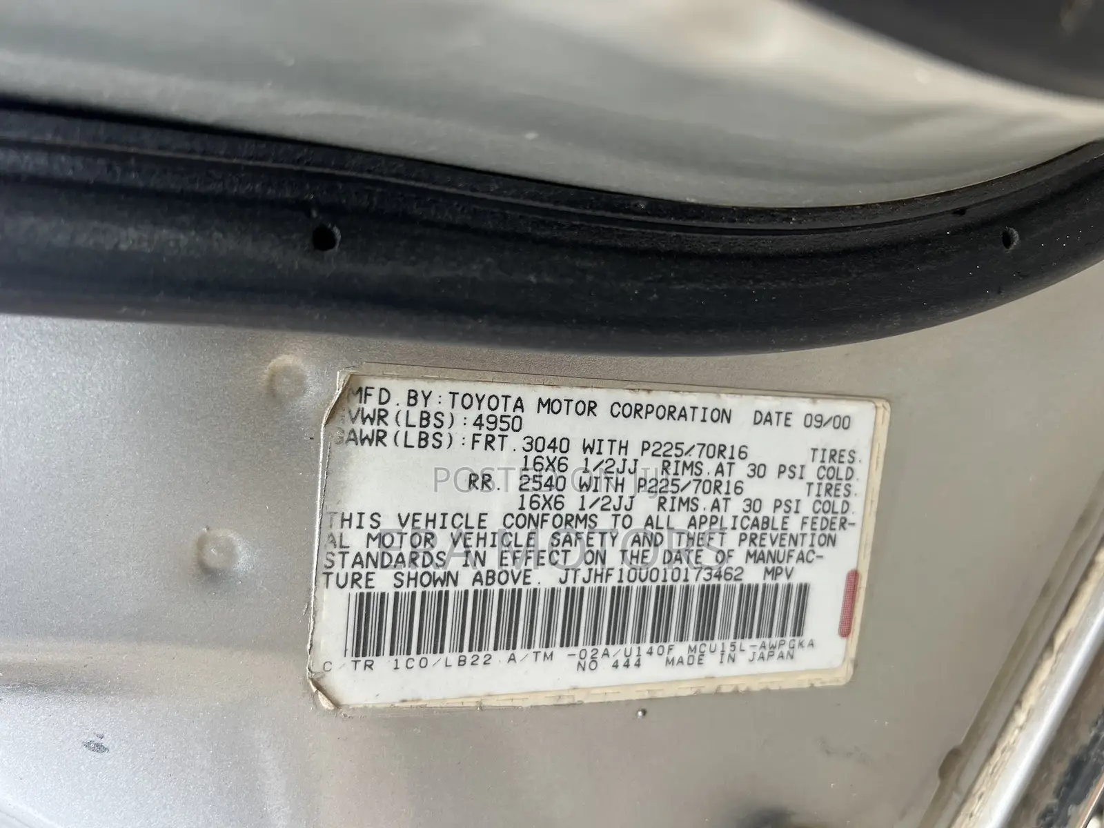 Lexus RX 300 2001 Silver