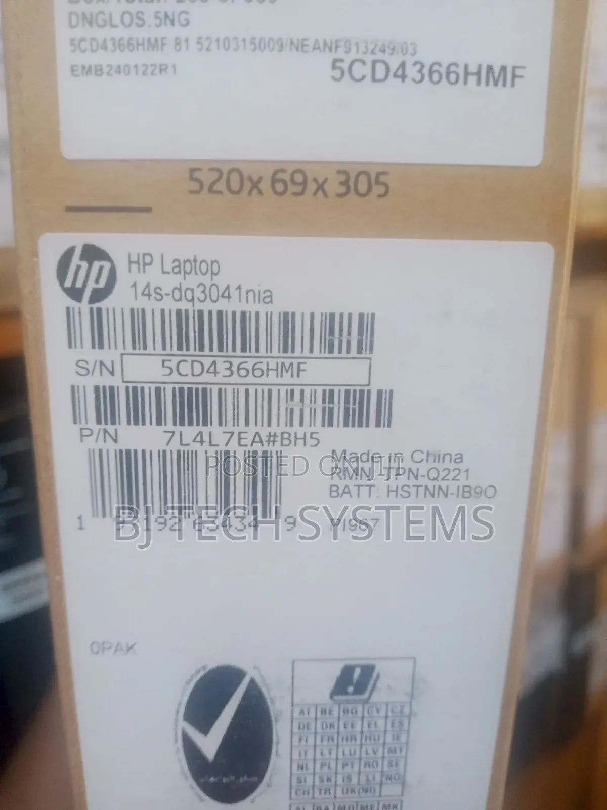 New Laptop HP 14S 4GB Intel Pentium SSD 512GB