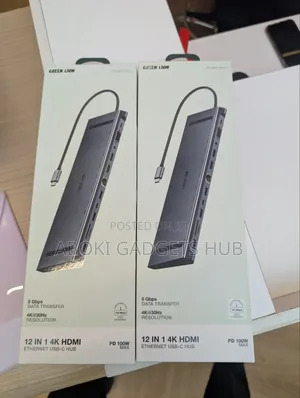 Green Lion 12 in 1 4K HDMI Ethernet USB-C Hub