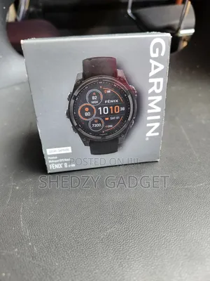 GARMIN Fenix 8-47mm, Black | Premium AMOLED Multisport GPS (Solar)