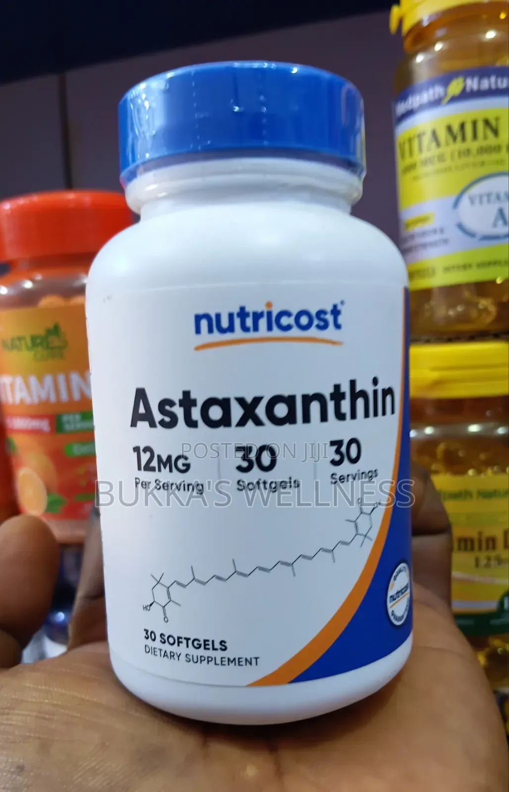 Nutricost Astaxanthin 12mg – 30 Softgels