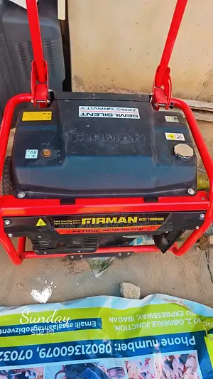 Firman 7.6kva Petrol Generator With Key Start