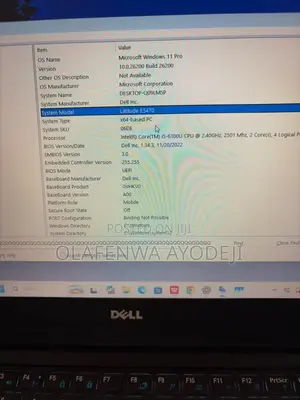 Laptop Dell Latitude 14 E5470 16GB Intel Core i5 SSD 512GB