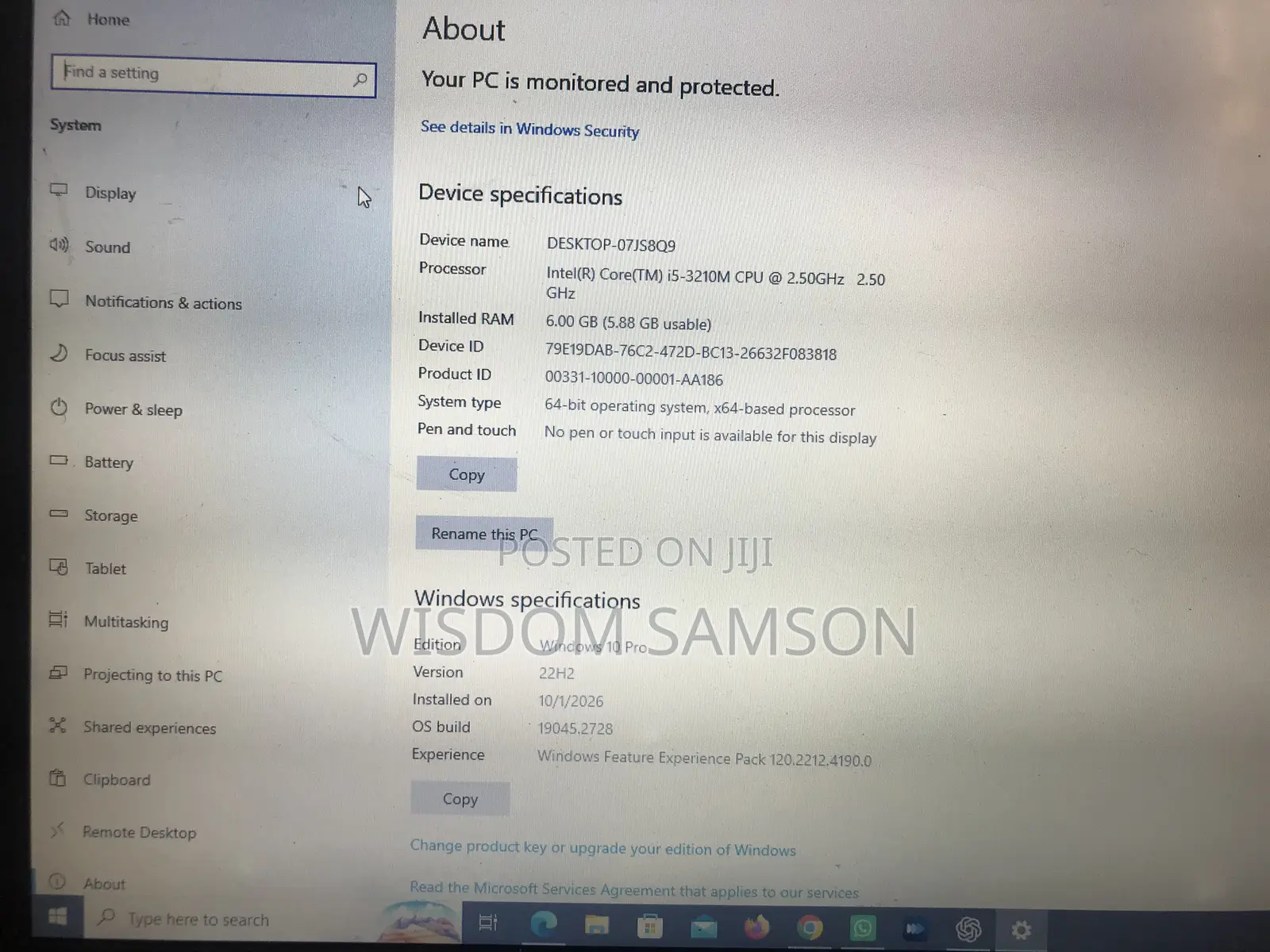 Laptop HP ProBook 6470B 6GB Intel Core i5 HDD+SSD 500GB