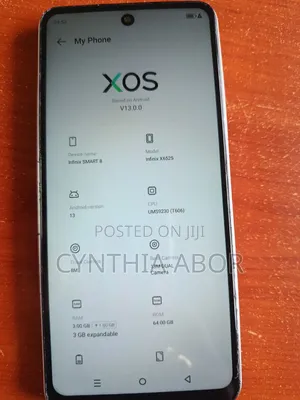 Infinix Smart 8 64 GB Gray