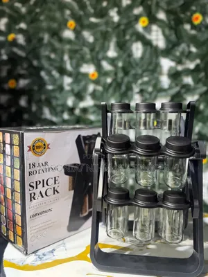 18 Jar Rotating Spice Rack