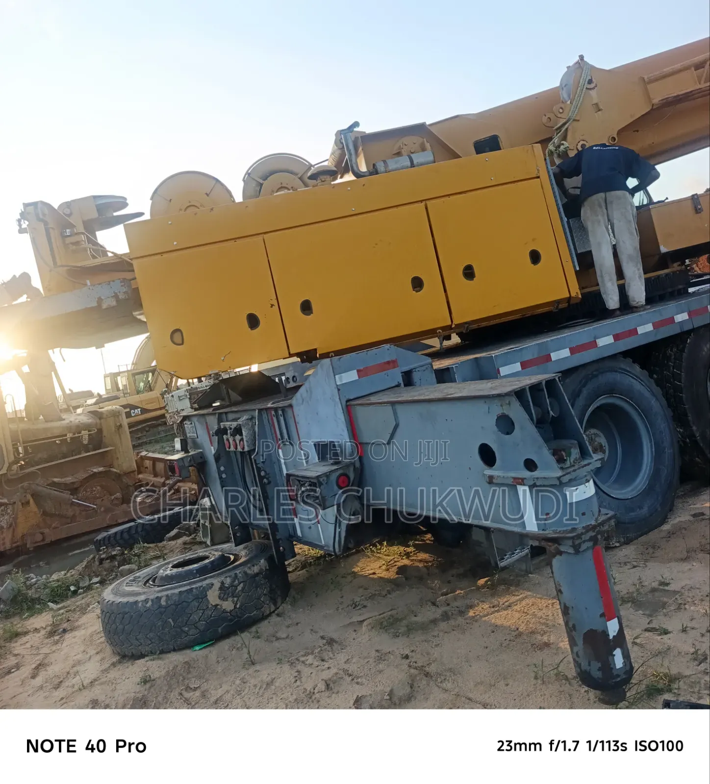 100tons Krupp Motorize Crane