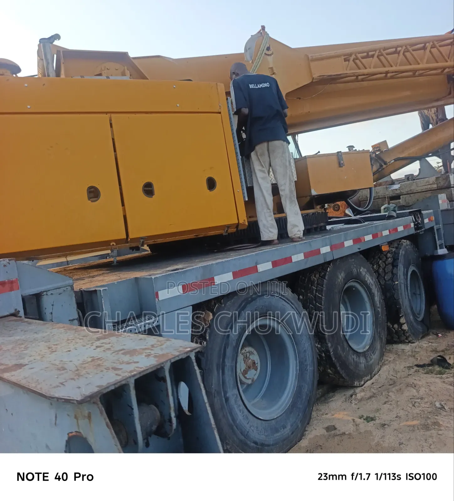 100tons Krupp Motorize Crane