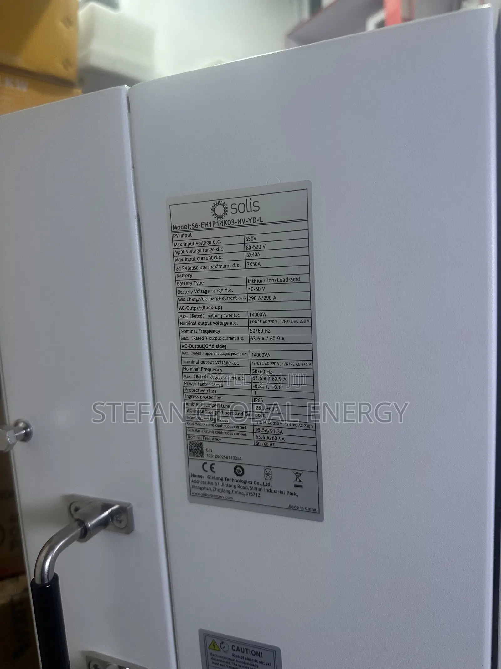 14kw Single Phase Low Voltage Solis Hybrid Inverter