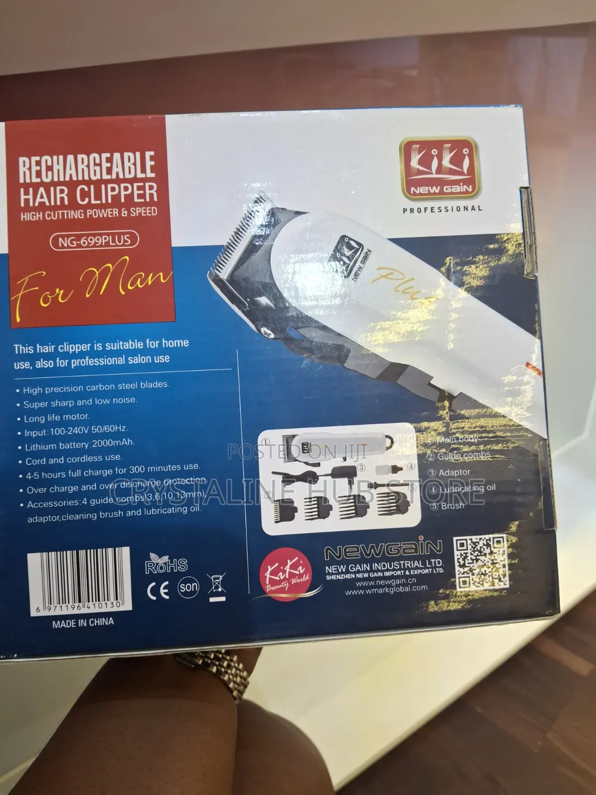 Kiki Rechargeable Non DIGITAL Clippers