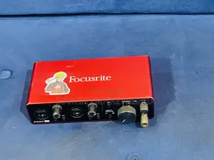 Focusrite Sound Card 2i2 2nd Gen Scarlett Audio Interface.