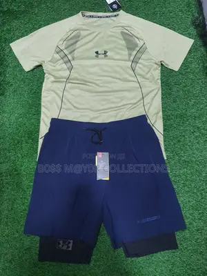 Under Armour Top & Short for Gym/Sports