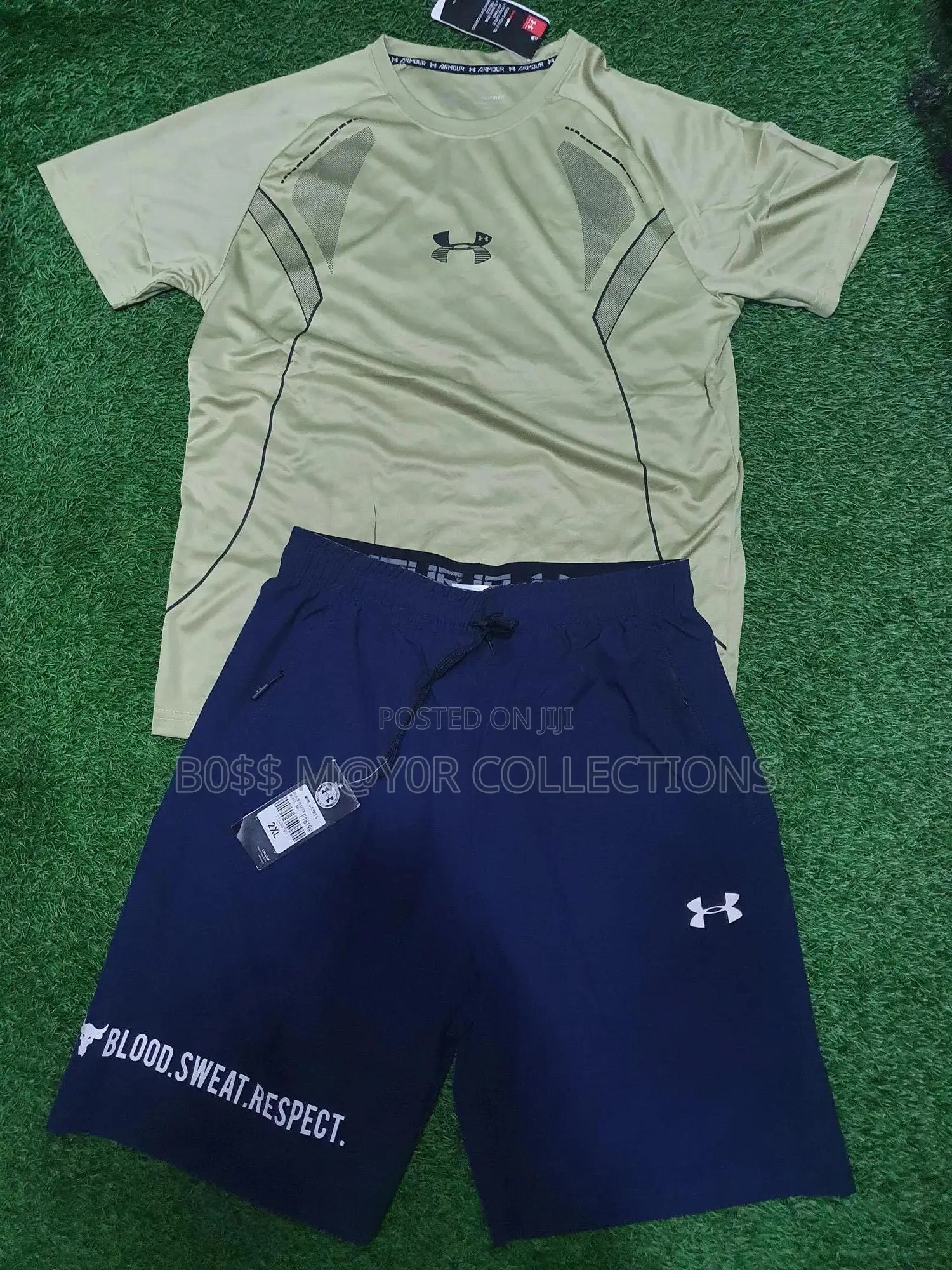 Under Armour Top & Short for Gym/Sports
