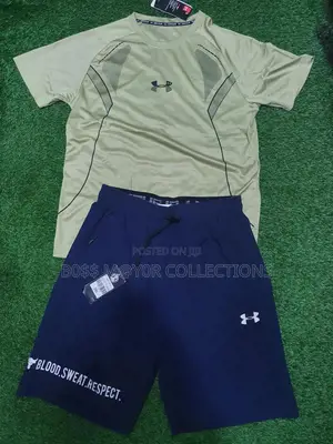 Under Armour Top & Short for Gym/Sports