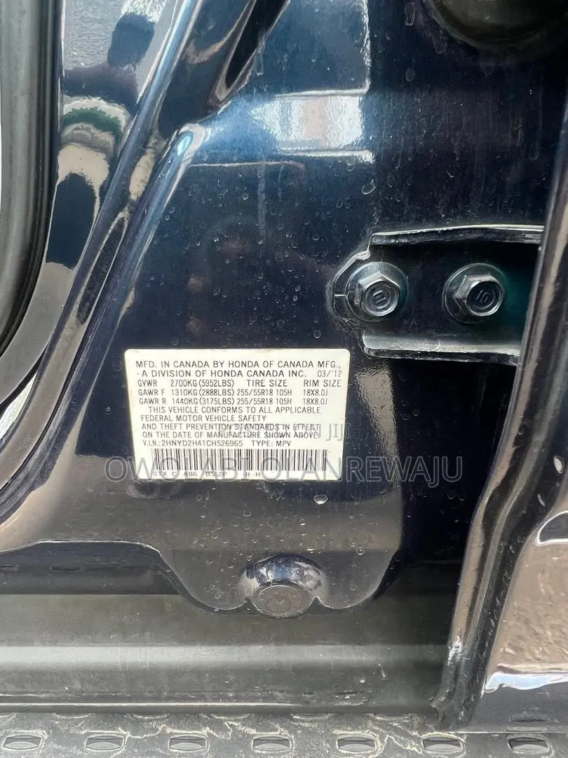 Acura MDX 2012 Blue