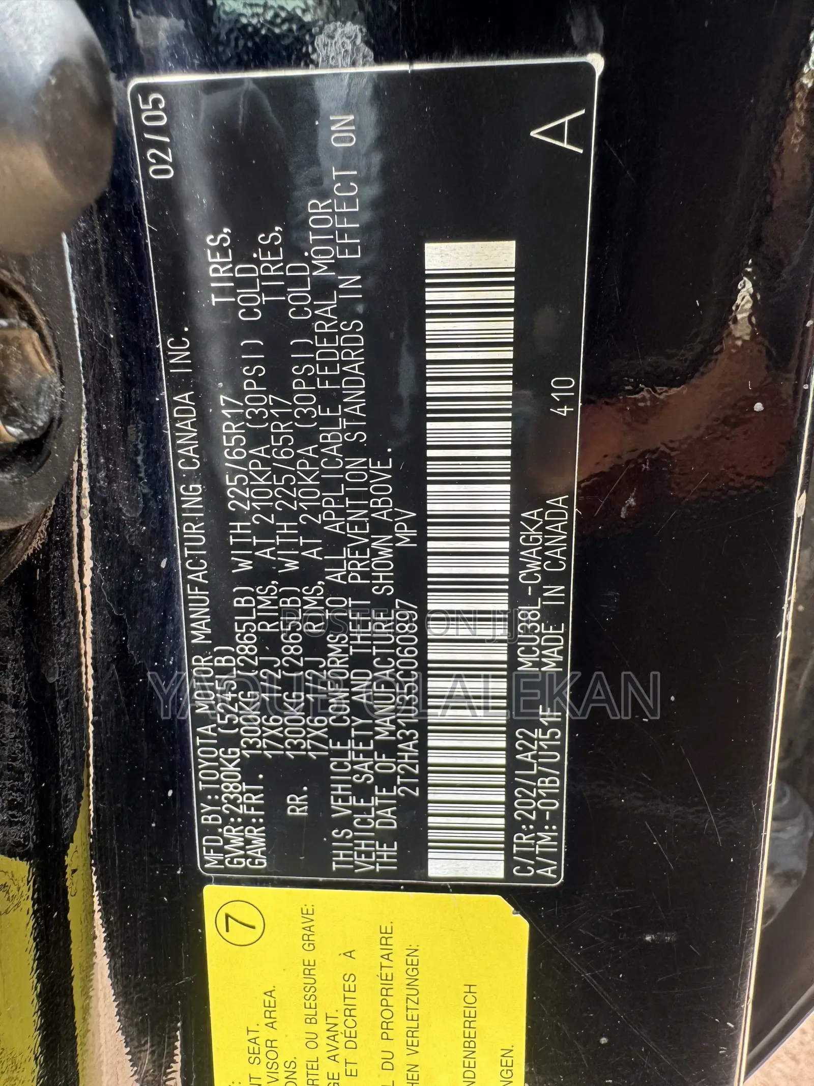 Lexus RX 2005 Black