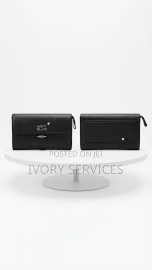 Mont Blanc Men's Leather Clutch / Organizer Wallet