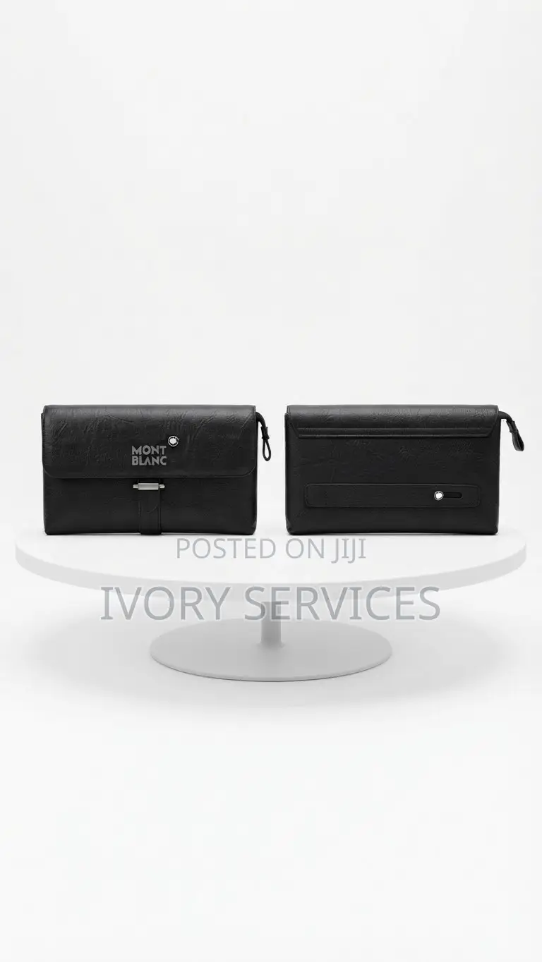 Mont Blanc Men's Leather Clutch / Organizer Wallet