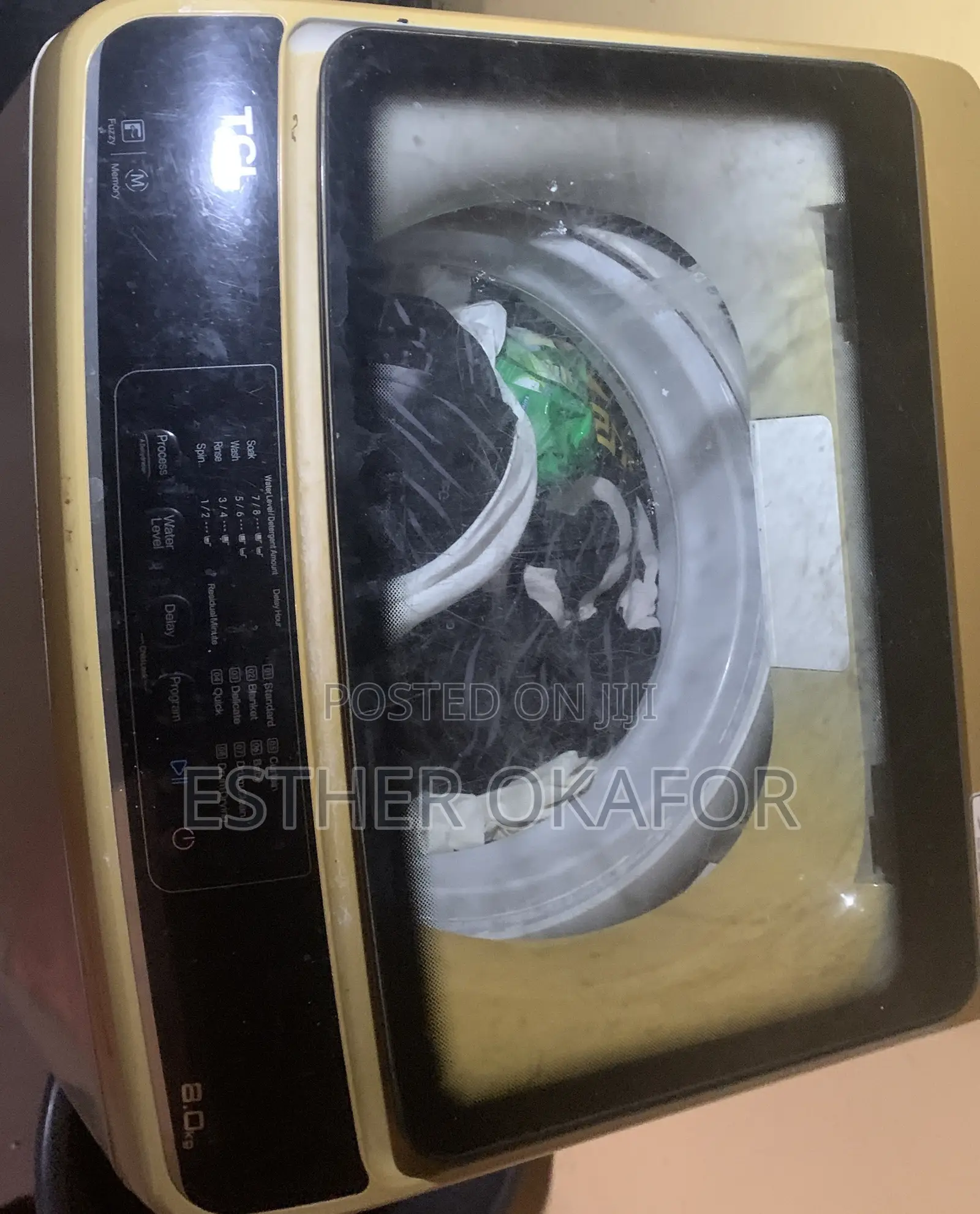 TCL 8.0kg Automatic Washing Machine - Neatly Used