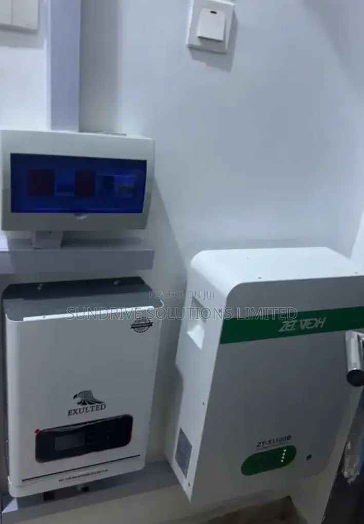 5kva/5kwh Lituim Solar System Set Up.