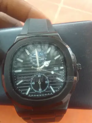 Patek Philippe Men's Luxury Rubber Waterproof Original Watch