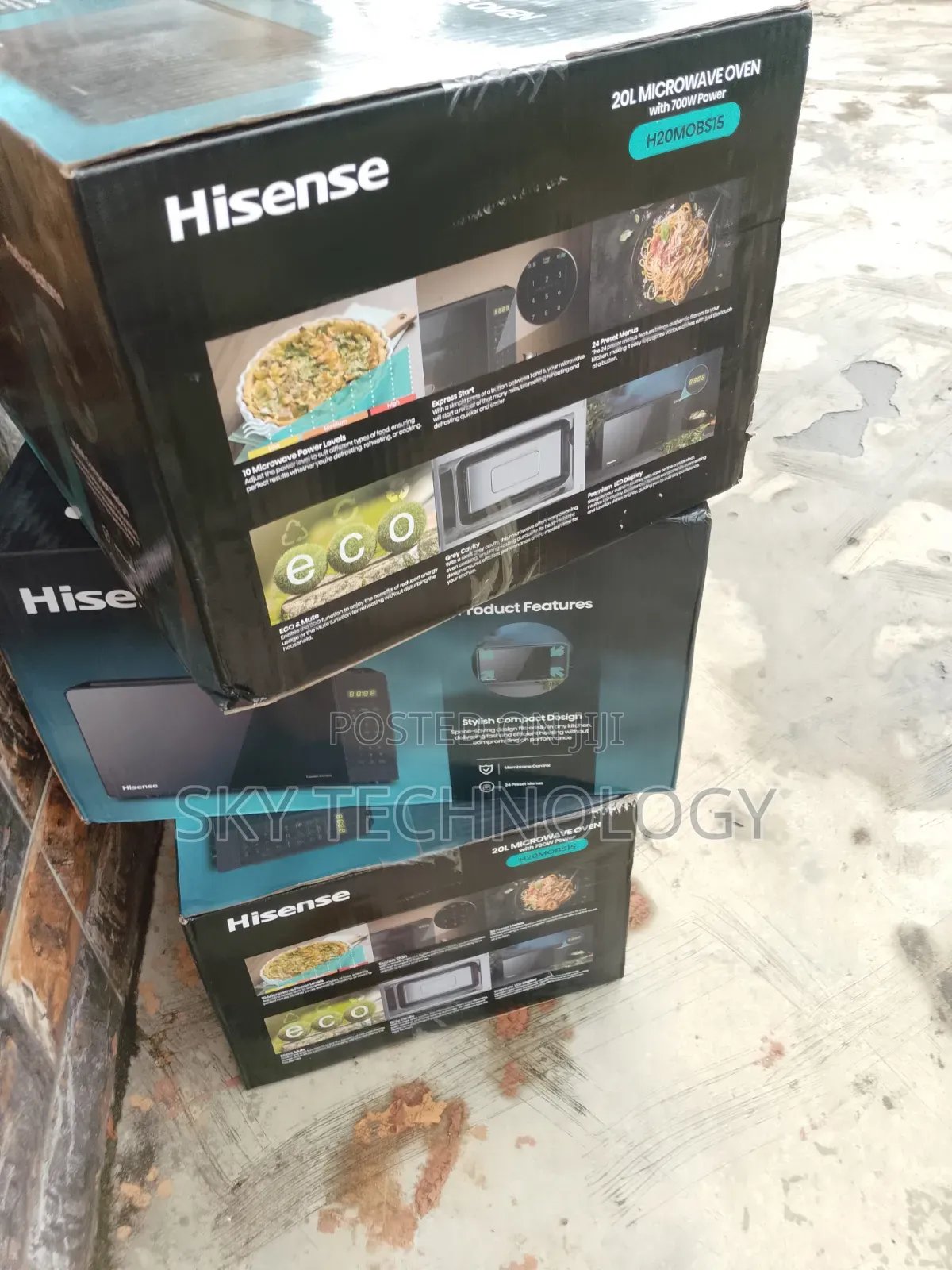 Original Hisense 20L Digital Microwave – Easy Touch Controls