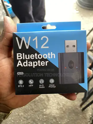 W12 Bluetooth Wireless Adapter USB/AUX Audio Transmitter & Receiver