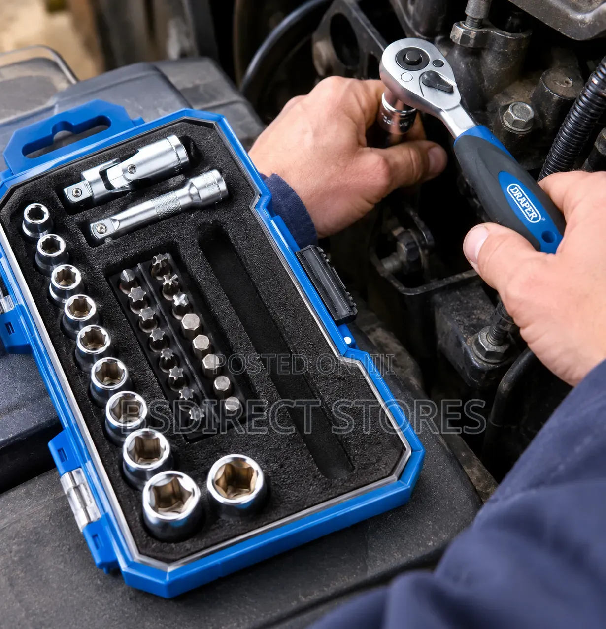 Draper Metric Mini Socket Set (1/4 Inch Square Drive)- 27pcs