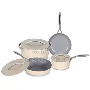 7-Piece Ceramic Non-Stick Cookware Set