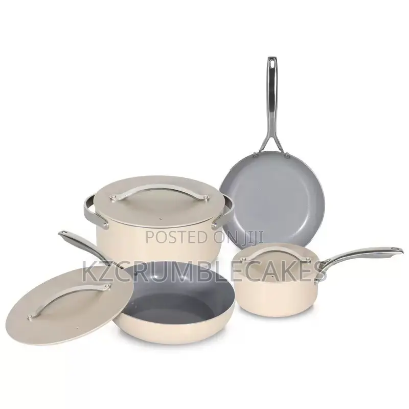 7-Piece Ceramic Non-Stick Cookware Set