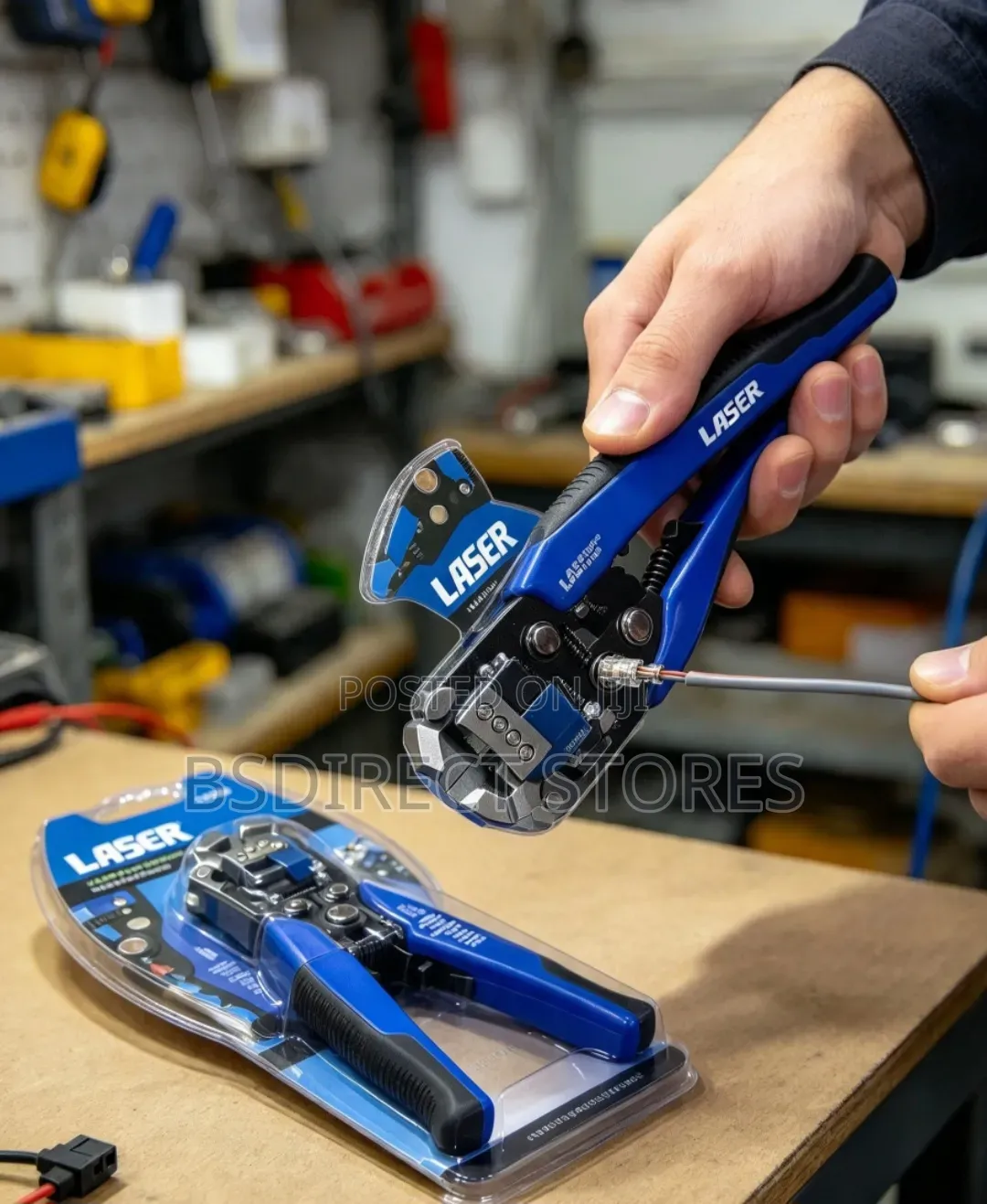 Laser Wire Stripper Automatic Self Adjusting Cable Pliers