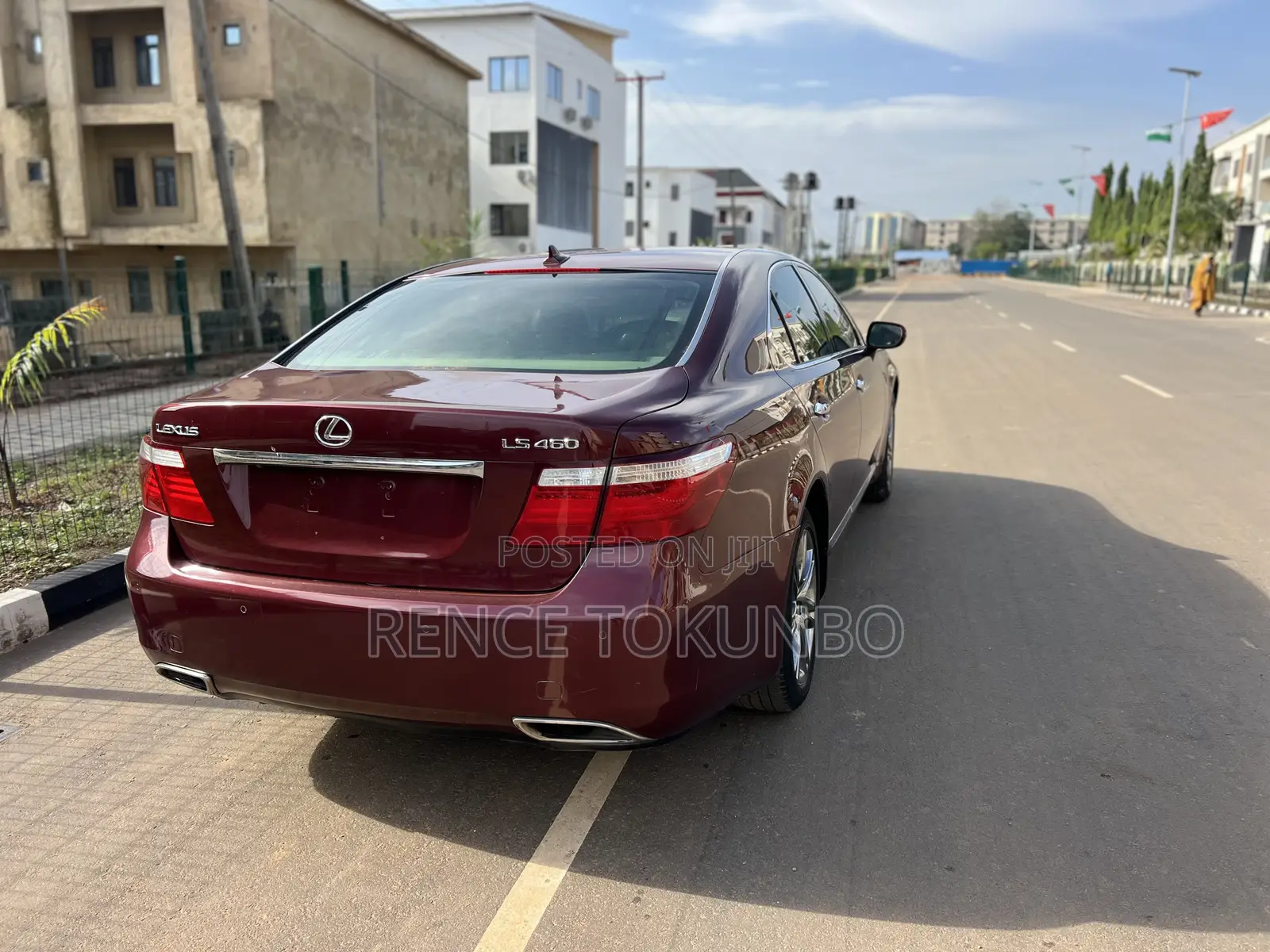 Lexus LS 2008 Maroon