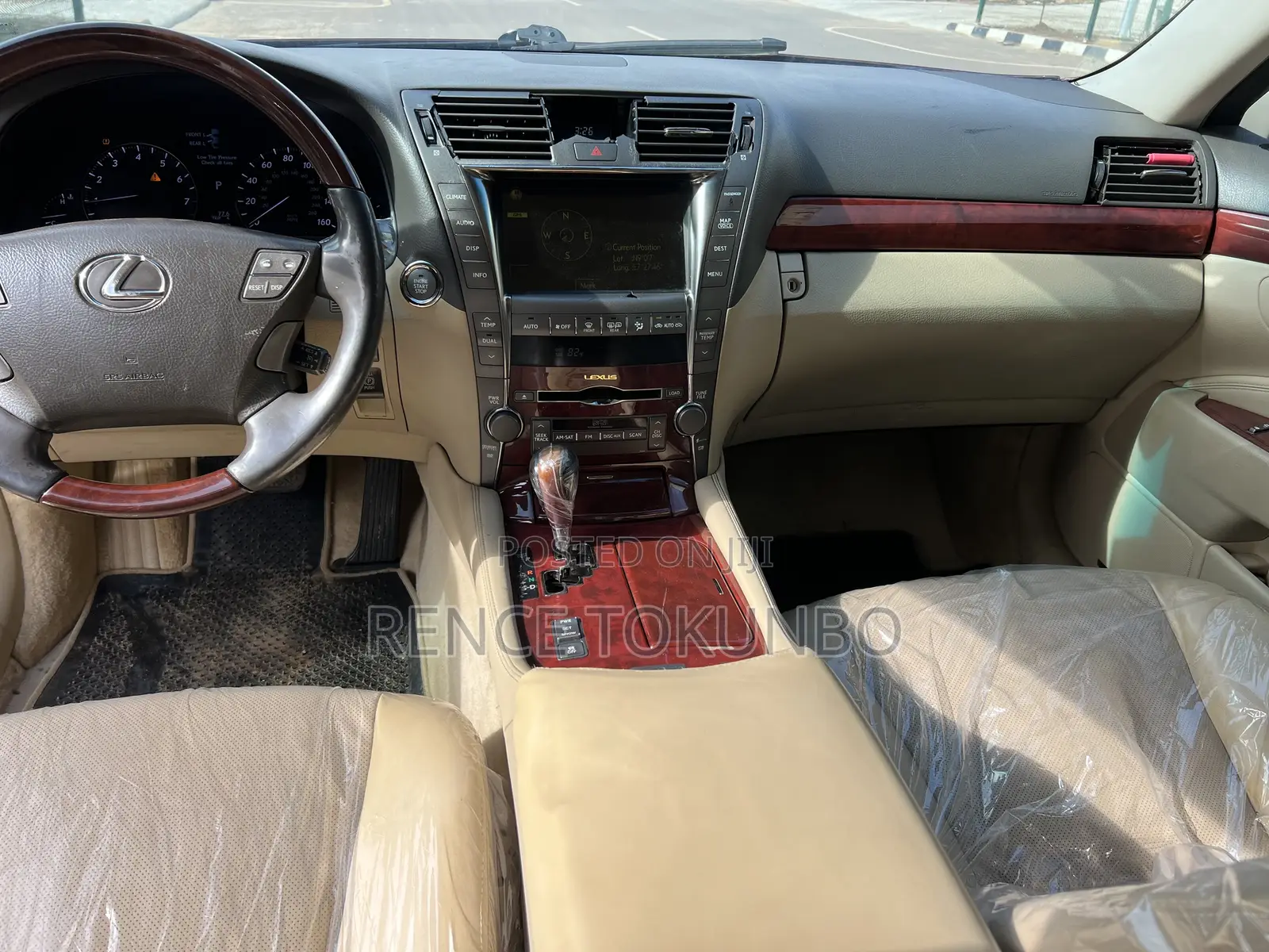 Lexus LS 2008 Maroon